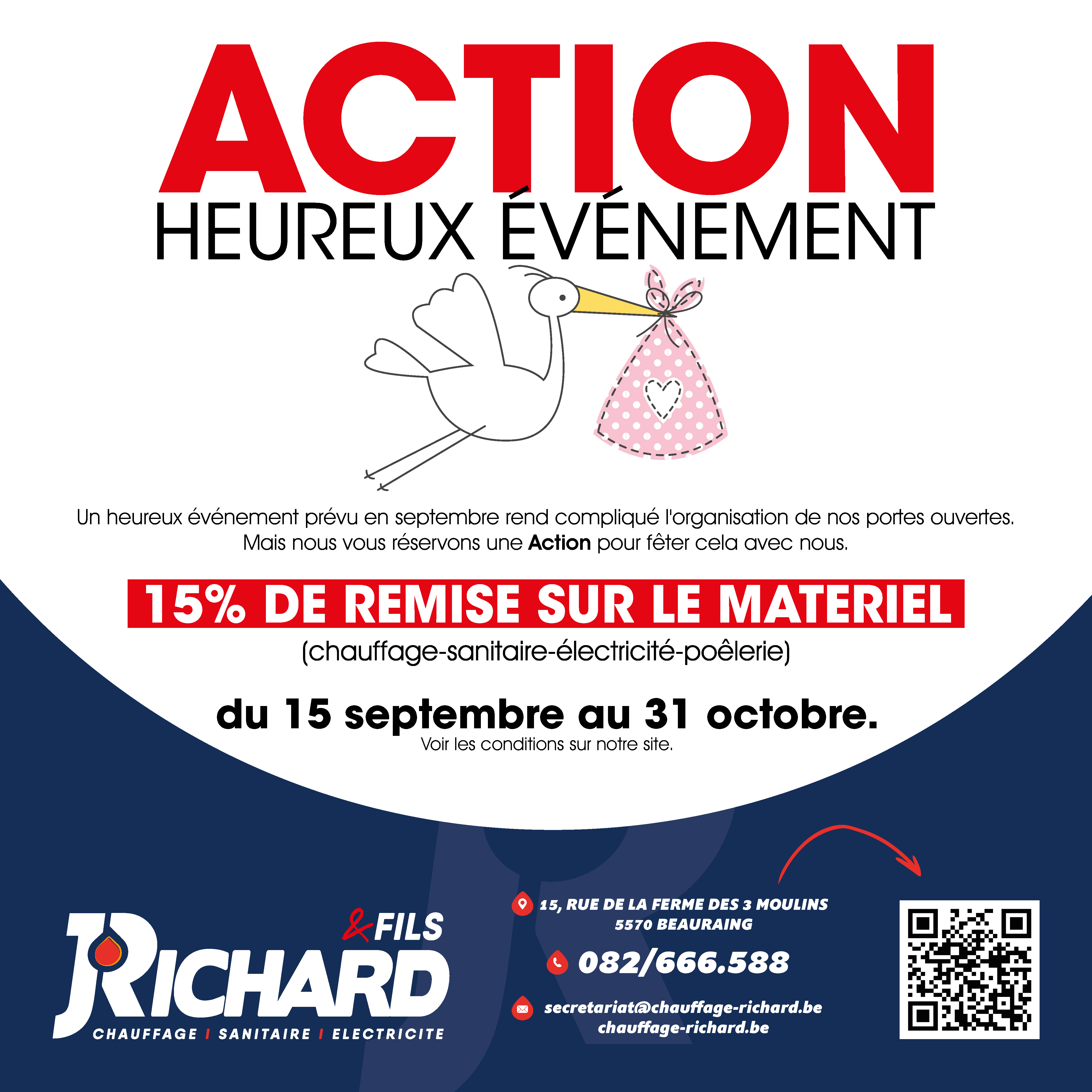 Une heureuse nouvelle… mérite une belle Action !